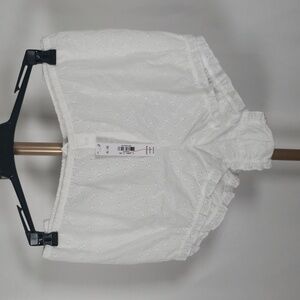 Frankies Bikinis x VS Pink White Eyelet Shorts/ Panties SZ XL‎ NWT